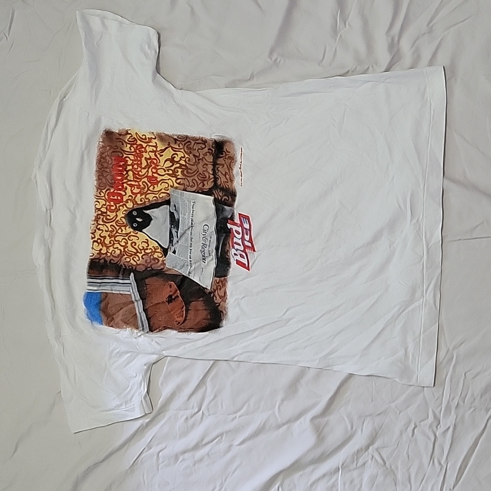 Women's Vintage 1998 Bud Ice Beware The Penguins Size XL T-Shirt - Picture 3 of 3
